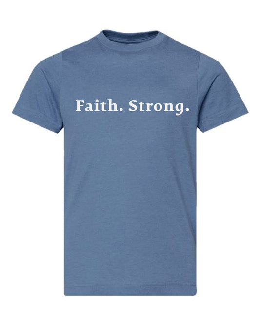 LAT Indigo Shirt (Faith Strong, Cross, or Wildcat)