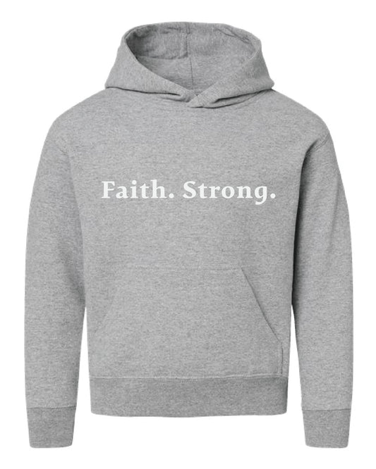 LAT Grey Hoodie (Faith Strong, Cross, Wildcat) (Copy)