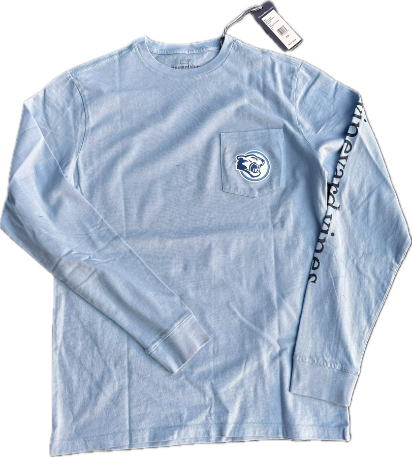 Vineyard Vines Long Sleave Pocket Shirt (Cross or Wildcat)