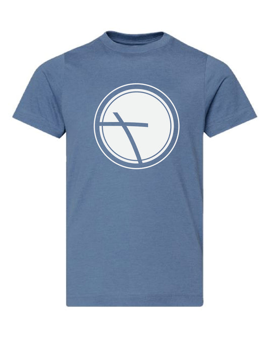 LAT Indigo Shirt (Faith Strong, Cross, or Wildcat)