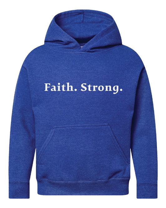 LAT Royal Blue Hoodie (Faith Strong, Cross, Wildcat)
