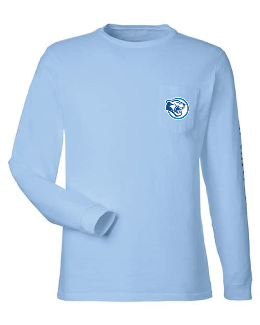 Vineyard Vines Long Sleave Pocket Shirt (Cross or Wildcat)